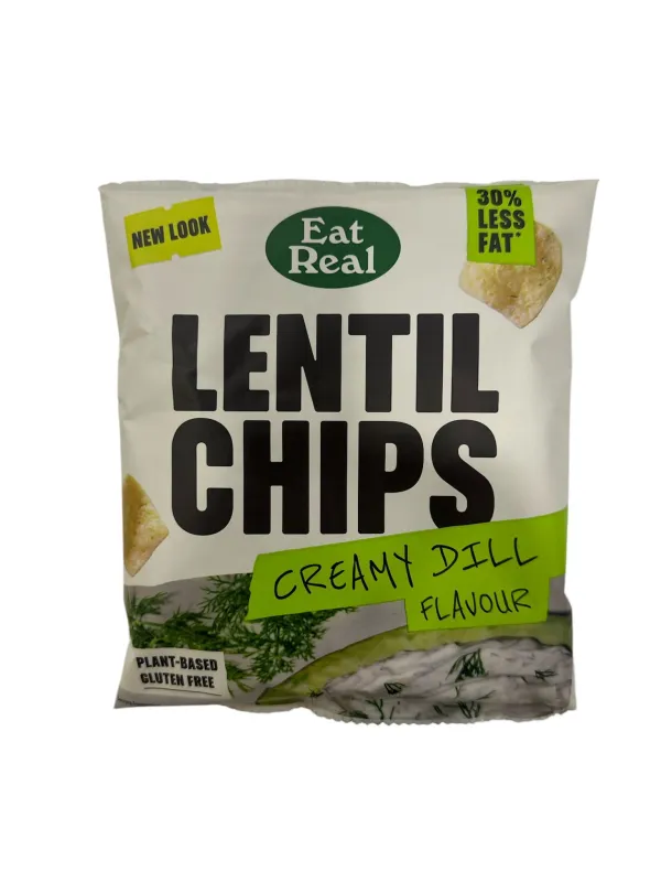 Eat Real Dereotlu Mercimek Cipsi 40 Gr