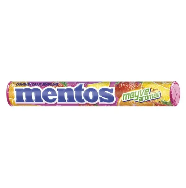 Mentos Stick Şeker Fruit 37,5 Gr