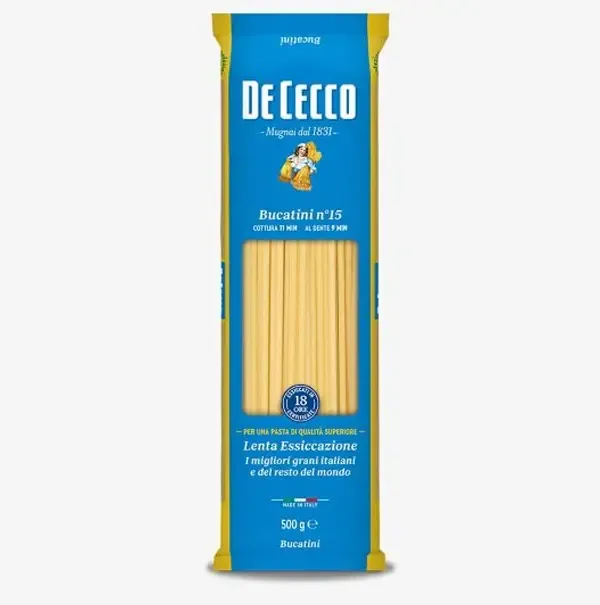 Dececco Bucatini İnce Boru Makarna 500 Gr