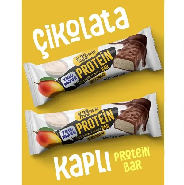 Trio Move %33 Protein Bar Mango Ve Yoğurt 50 Gr