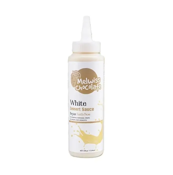 Melwiss Chocolate White Dessert Sauce (330 gr)